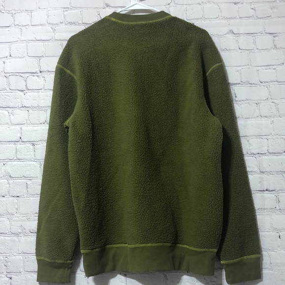 H&M green olive bear sweatshirt - Picture 8 of 10